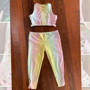 Rainbow athletic set